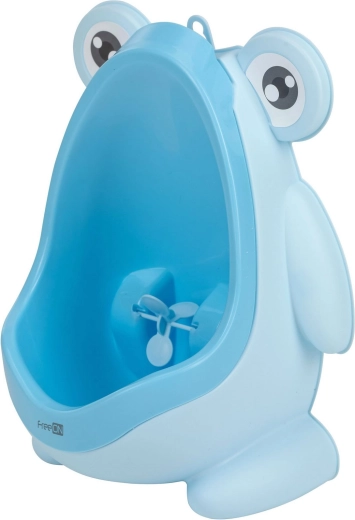 Freeon Kinder-Urinal Happy Frog hellblau - 1 Stück