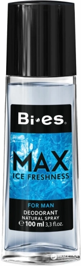 Herren Parfüm-Deospray im Glas BI-ES Max Ice Freshness 100 ml