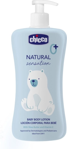 Chicco Körpermilch mit Sheabutter und Vitamin E Natural Sensation 500 ml