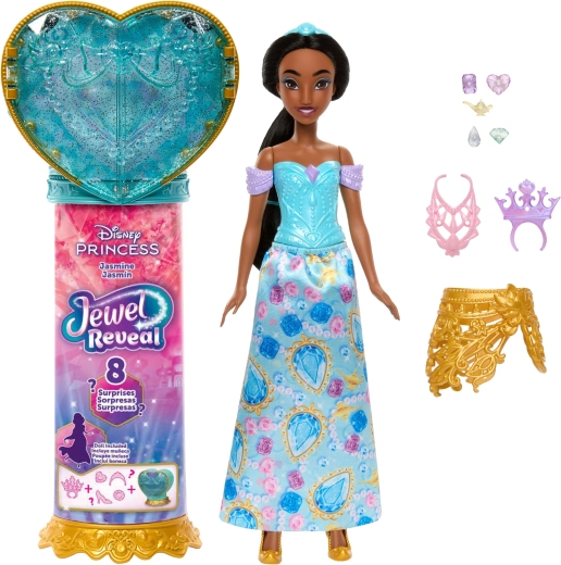 Mattel Disney Princess Jewel Reveal Puppe Jasmina mit Zubehör