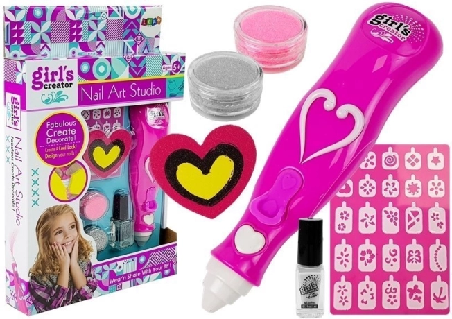 Mädchen Kreativset zur Nagelverzierung