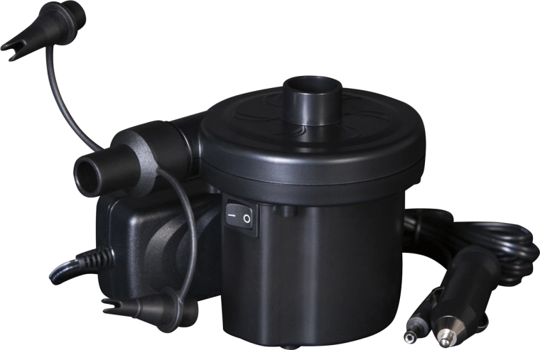 Elektrische Pumpe zum Aufblasen und Entlüften 220 V/12 V AC/DC - 1 Stück