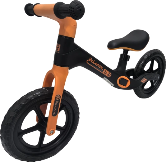 Balance Bike Kinder-Laufrad schwarz-orange