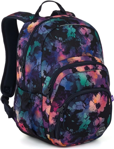 Schulrucksack Topgal abstrakte Flora