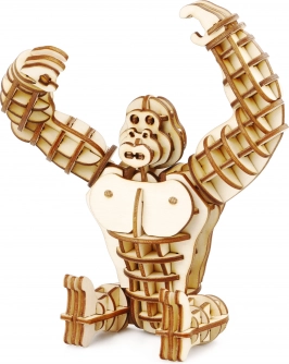 RoboTime 3D-Holzpuzzle Gorilla