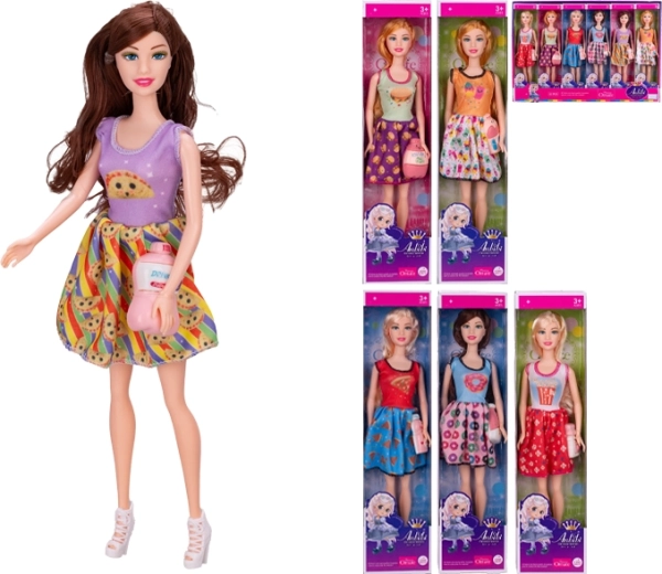 Puppe mit Fläschchen 29 cm – verschiedene Leckerbissen-Varianten