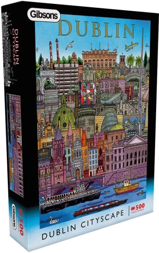 Gibsons Puzzle Blick auf Dublin, 500 Teile