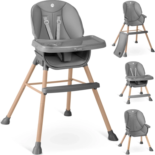 Hochstuhl NUKIDO Tilo 3-in-1 grau