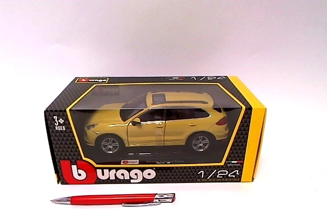 Bburago Porsche Cayenne Turbo Gelb 1:24