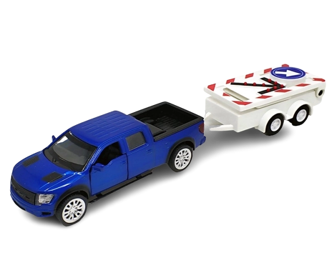 Metallmodell Pick-up Ford F-150 SVT Raptor 1:52 mit Licht und Sound