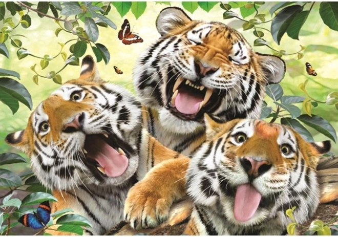 Puzzle Tiger-Selfie 260 Teile