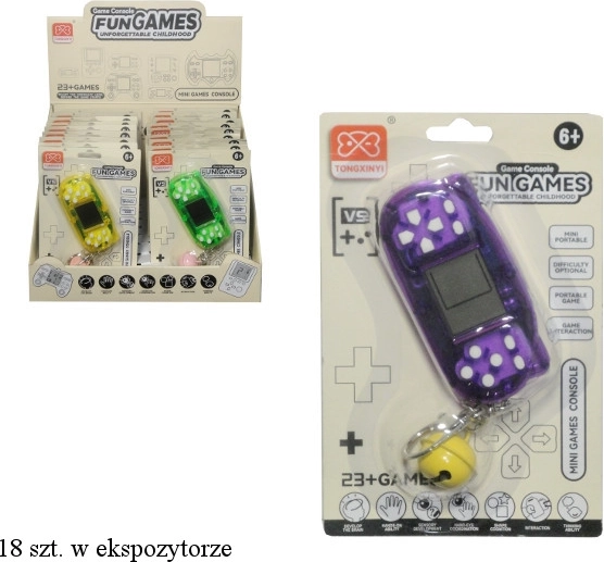 Elektronisches Spiel als Schlüsselanhänger – 1 Stück