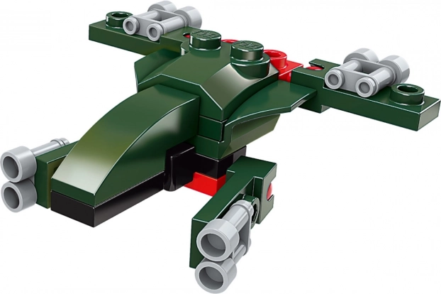 Qman Squros 3-in-1 Kampfflugzeug Batwings – Mini-Bausatz