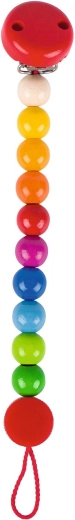 Regenbogen-Schnullerkette – 1 Stück