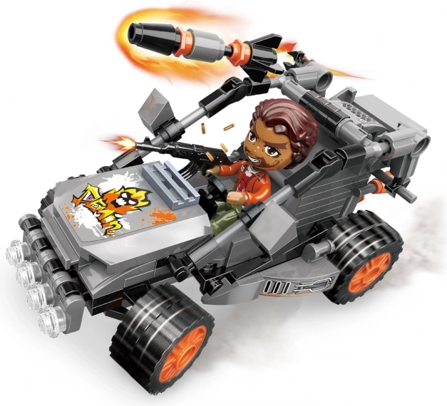 Qman MineCity Polizei Flucht-Kart