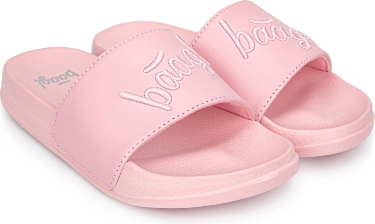 Baagl Pantoffeln Logo Pink (Größe 40)
