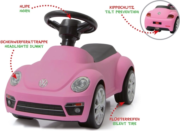 Rutschauto Jamara Volkswagen Beetle rosa
