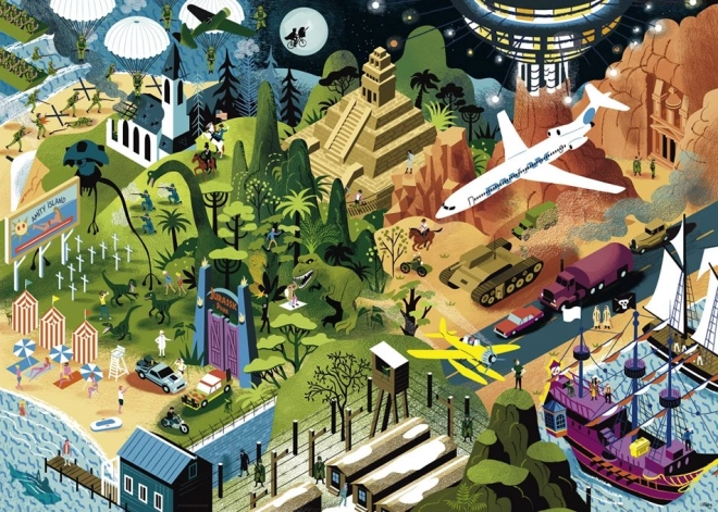 HEYE Puzzle Filmmeister: Filme von Steven Spielberg 1000 Teile