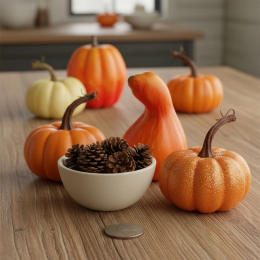 Herbstdekoration Kürbis oder Mais - 1 Stück