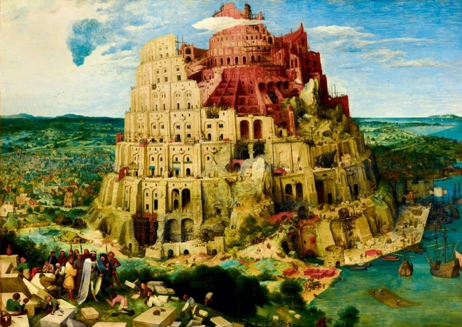 Puzzle Bau des Turms von Babel 1000 Teile
