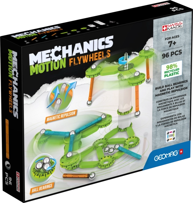 Geomag Mechanics Motion Flywheels Baukasten 96 Teile