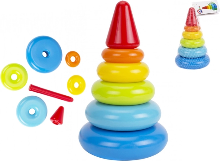 Pyramide mit Ringen 20 cm für Kinder ab 12 Monaten