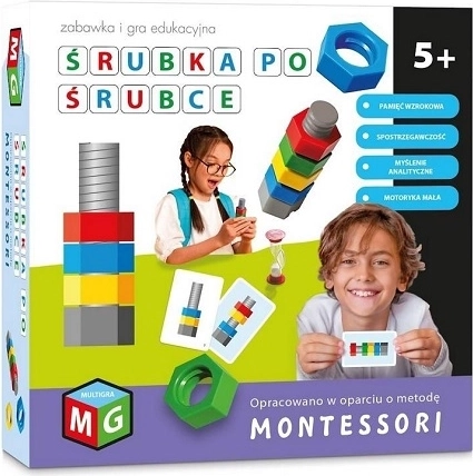 Montessori-Set „Schraube für Schraube“