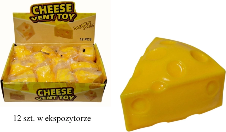 Antistress-Quetschball Käse-Dreieck