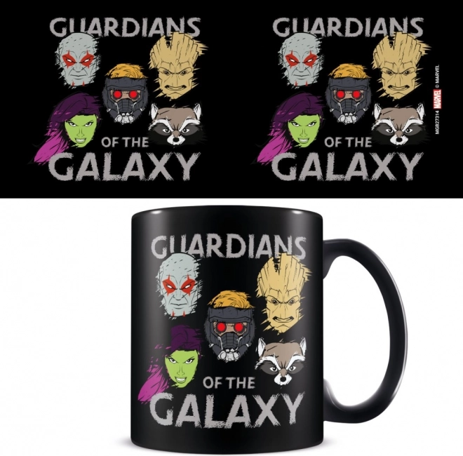 Tasse Wächter der Galaxis Skizzierte Gesichter 315 ml