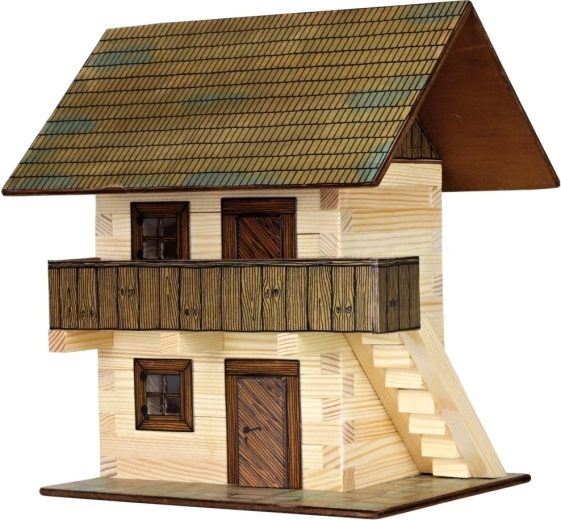 Walachia Holz-Klebe-Bausatz Getreidespeicher