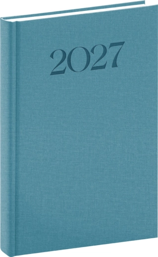 Notique Biella Tageskalender 2027 blau 15 × 21 cm