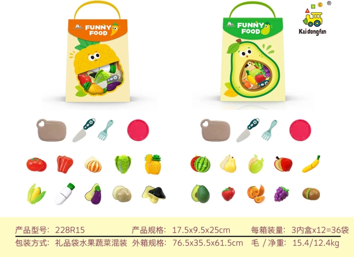 Set zum Obstschneiden für Kinder mit Zubehör – 1 Stück