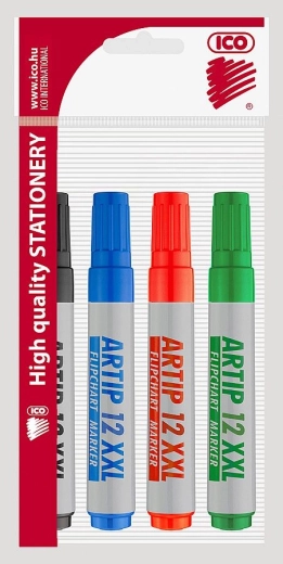 Flipchart-Marker ICO XXL, Set mit 4 Farben