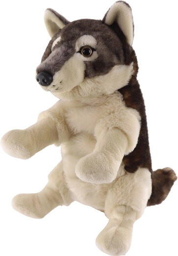Handpuppe Wolf 27 cm – plüschiger Puppenfreund