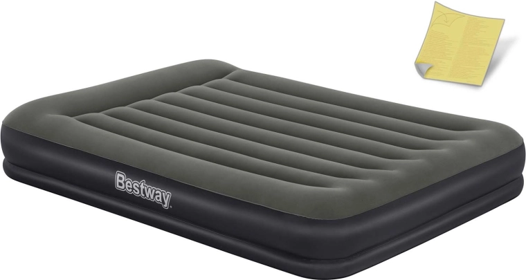 BESTWAY Doppel-Luftmatratze 203 × 152 × 36 cm mit Veloursoberfläche
