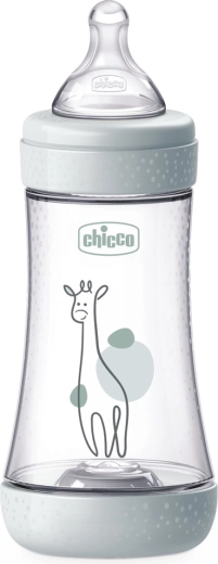 Chicco Anti-Kolik-Babyflasche Perfect5 240 ml, mittlerer Durchfluss 2m+