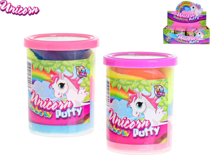 Regenbogen Pupschleim Unicorn im Becher