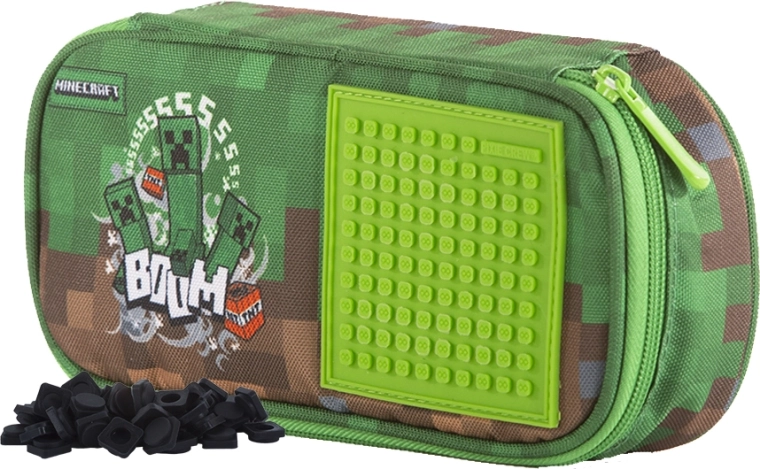 Pixie crew Minecraft Schüler-Etui, oval, zweistöckig