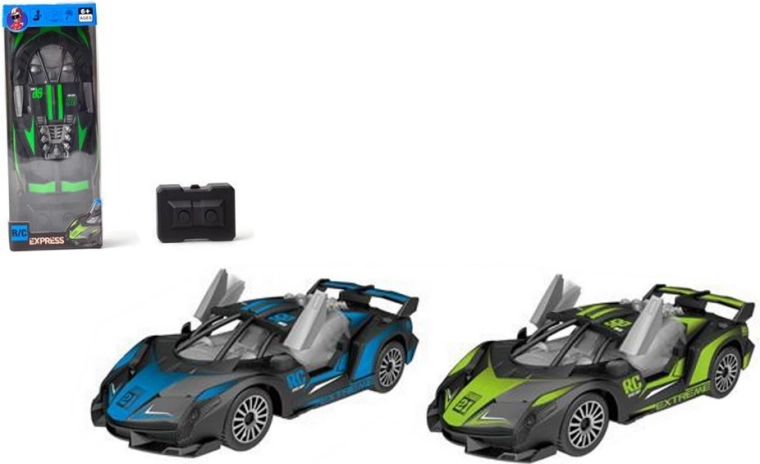 RC-Sportwagen mit zu öffnenden Türen