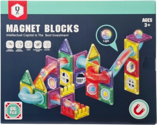 Magnetische Bausteine – Kugelbahn - 1 Stück