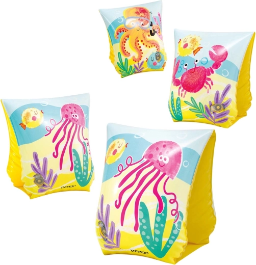 Aufblasbare Schwimmflügel mit Meeresmotiven 23 × 15 cm INTEX