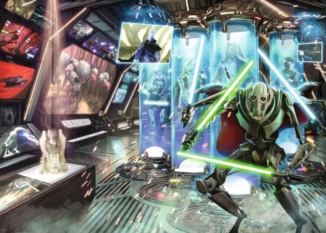 Puzzle RAVENSBURGER Star Wars – Schurken: General Grievous, 1000 Teile
