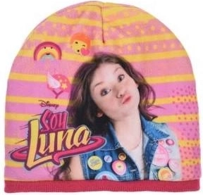 Soy Luna Mütze mit himbeerfarbenem Rand