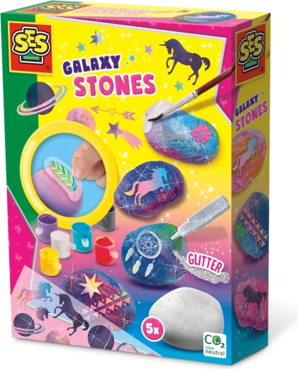 Galaxy-Steine bemalen