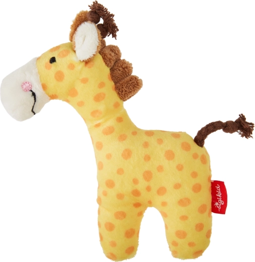 Sigikid erste Plüschgiraffe mit Rassel 15 cm