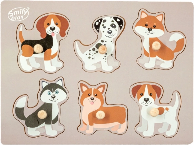 Holzpuzzle Tiere Hunde
