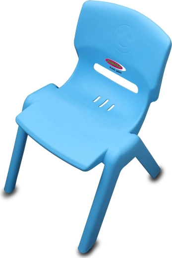 Kinderstuhl Smiley blau