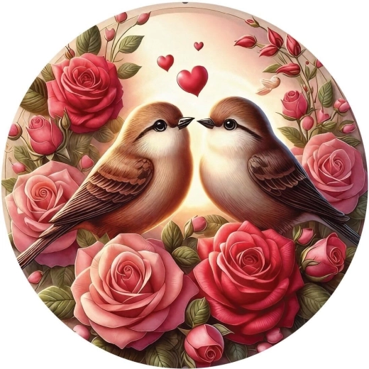Rundes Puzzle Rosen und Liebe 570 Teile