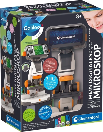 Clementoni Galileo Lab digitales Mikroskop 2in1 - 1 Stück