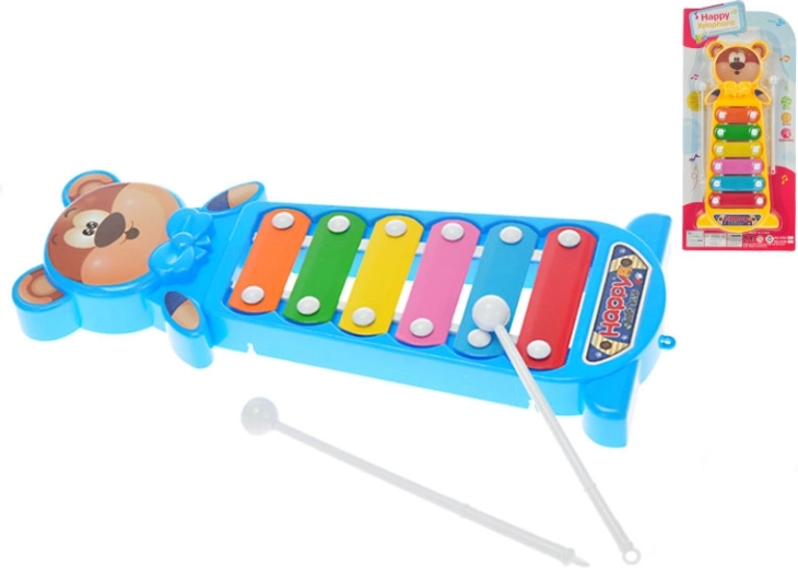 Xylophon Bär 28 cm – Musikalisches Spielzeug für Kinder